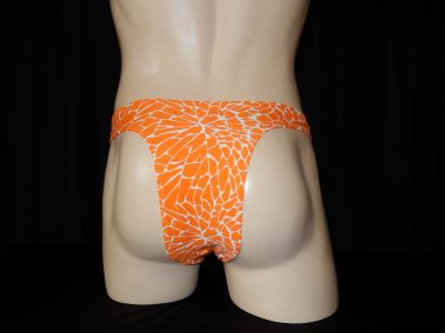 Micro Brief Boodie Swimwear - Orange Print